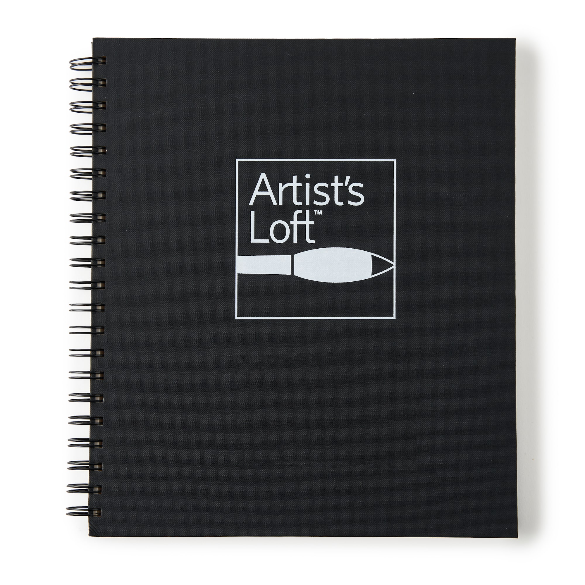 6 Pack: Black Hard Cover Watercolor Pad by Artist's Loft™, 8.5" x 11"